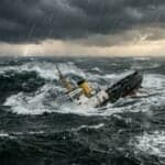 Rescue Team Finds Body Of 1 Among 6 Missing Crew After Super Typhoon Overturns Their Ship