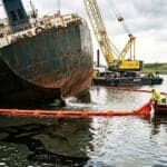 Watch: Cargo Ship Hits Bollard, Sinks In Antwerp & Spills Oil Into Scheldt River