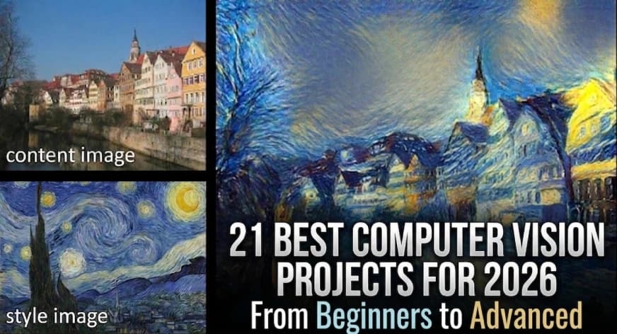 21 Computer Vision Projects from Beginner to Advanced (2026 Guide)